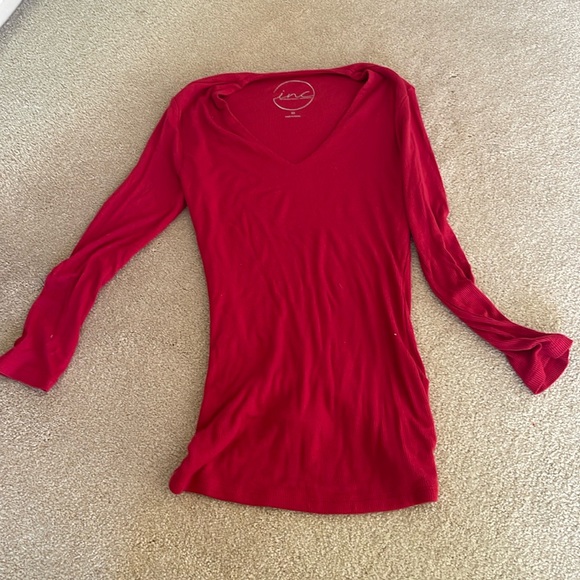 INC International Concepts Tops - Inc v-neck stretch jersey.